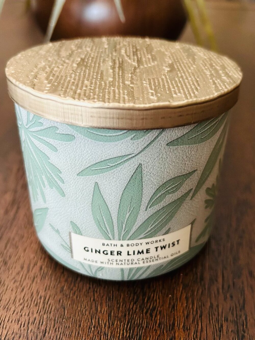 Bath & Body Works Ginger Lime Twist 3-Wick Candle- RARE